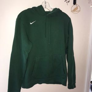 NWOT Dark Green Nike Club Fleece Pullover Hoodie